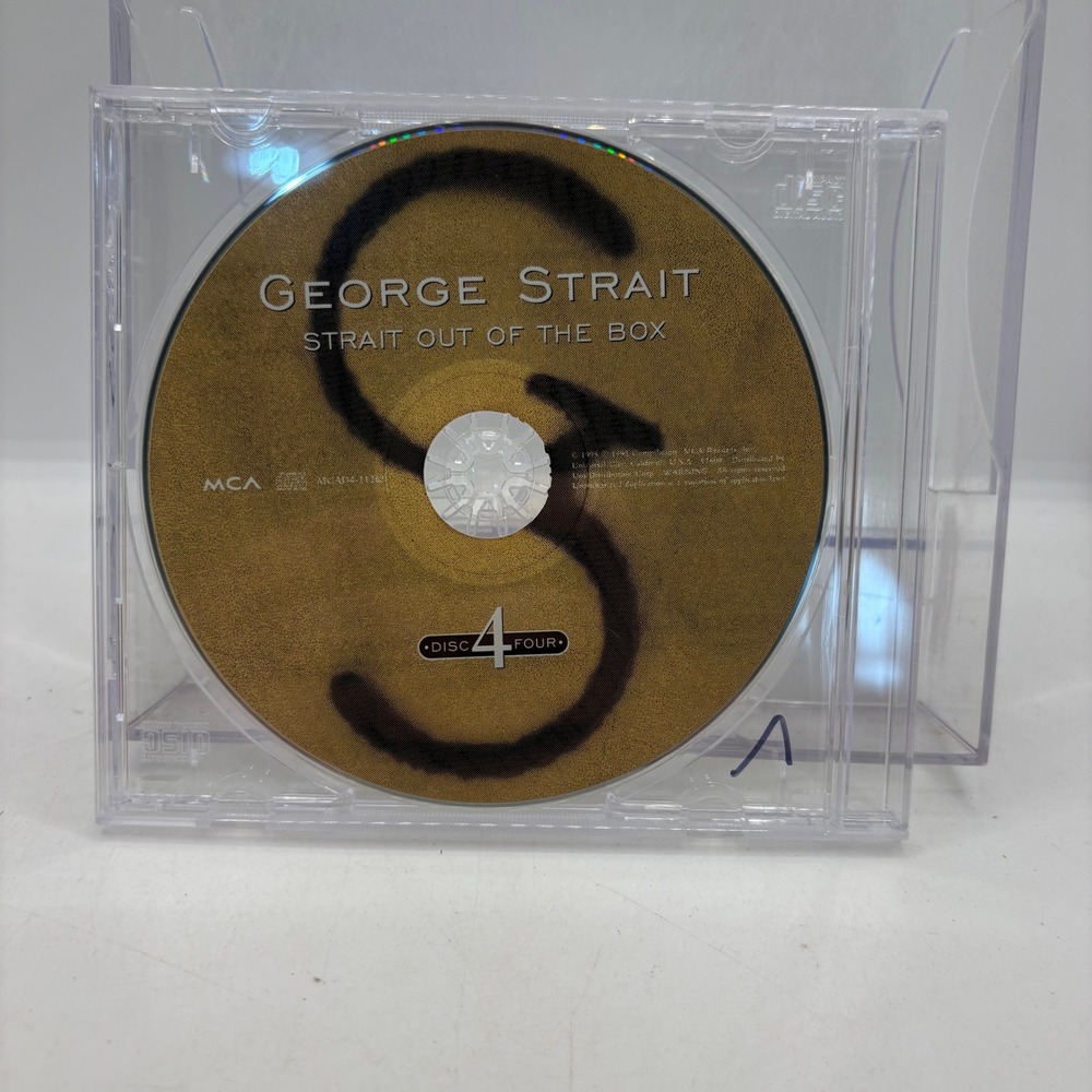 George Strait Strait Out Of‎ The Box Disc 4 Four CD MCAD4-11263 1995 Country